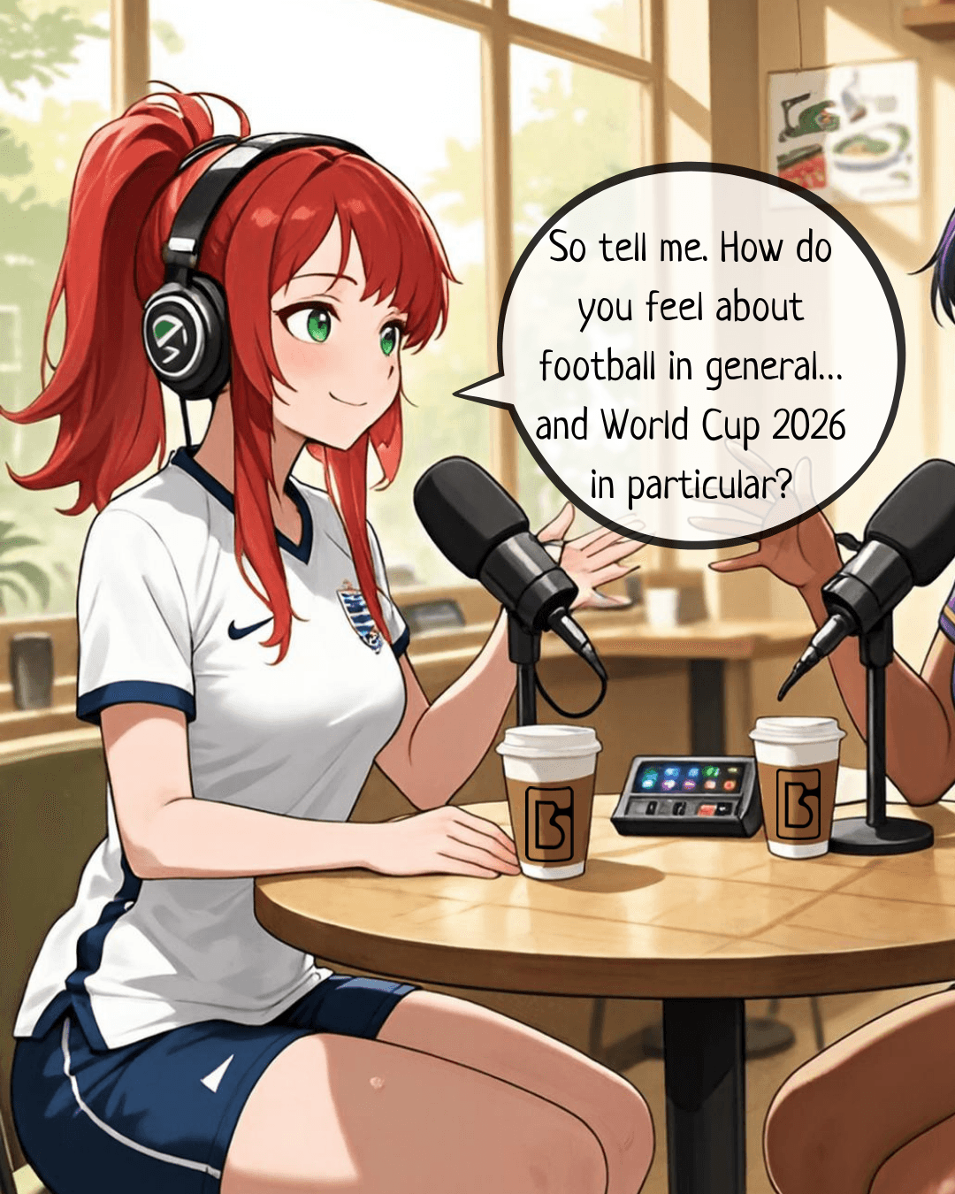 Sasha the anime barista sat down with Nalla from Australia 🇦🇺 to talk about World Cup 2026 ⚽ What if you don't really care about football? Can you support a team without knowing a single player? And could the World Cup ever turn you into a fan? ☕🎙️

https://www.instagram.com/spice_patrol.ai/