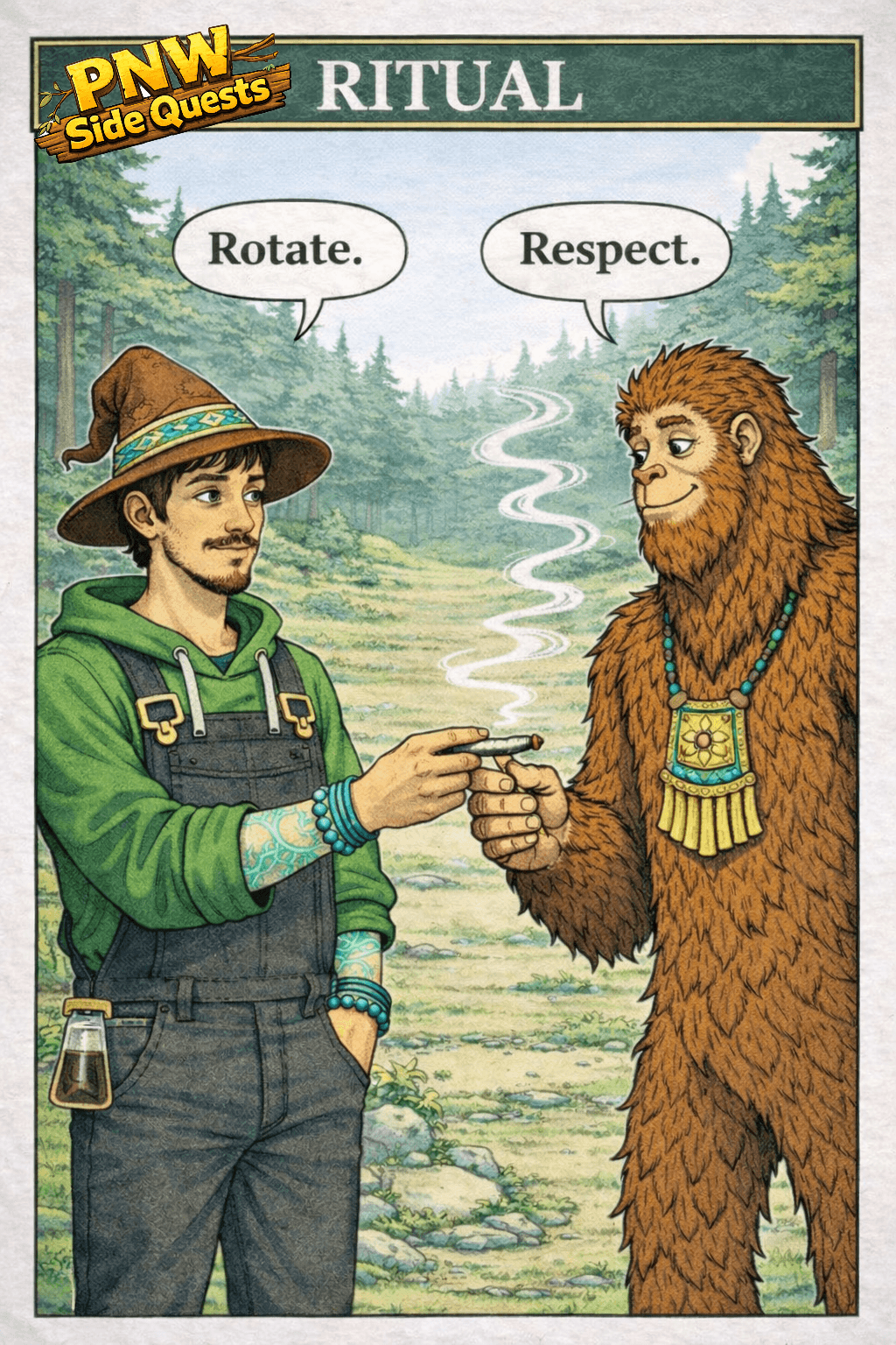 #pnw #420 #webcomic #Bigfoot #litrpg