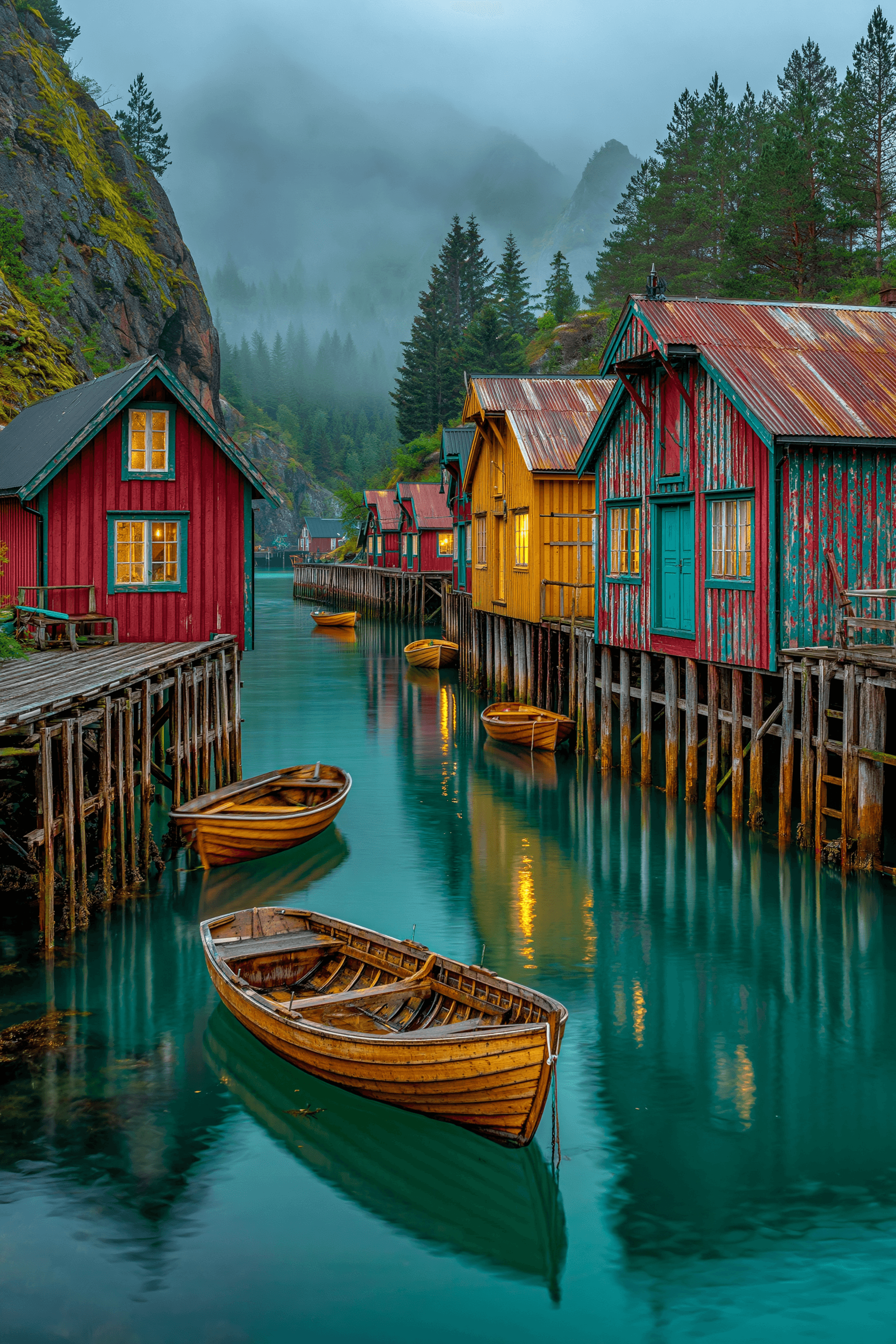 Where the Fjord Holds Its Breath & Lights Come On 🏡🌊