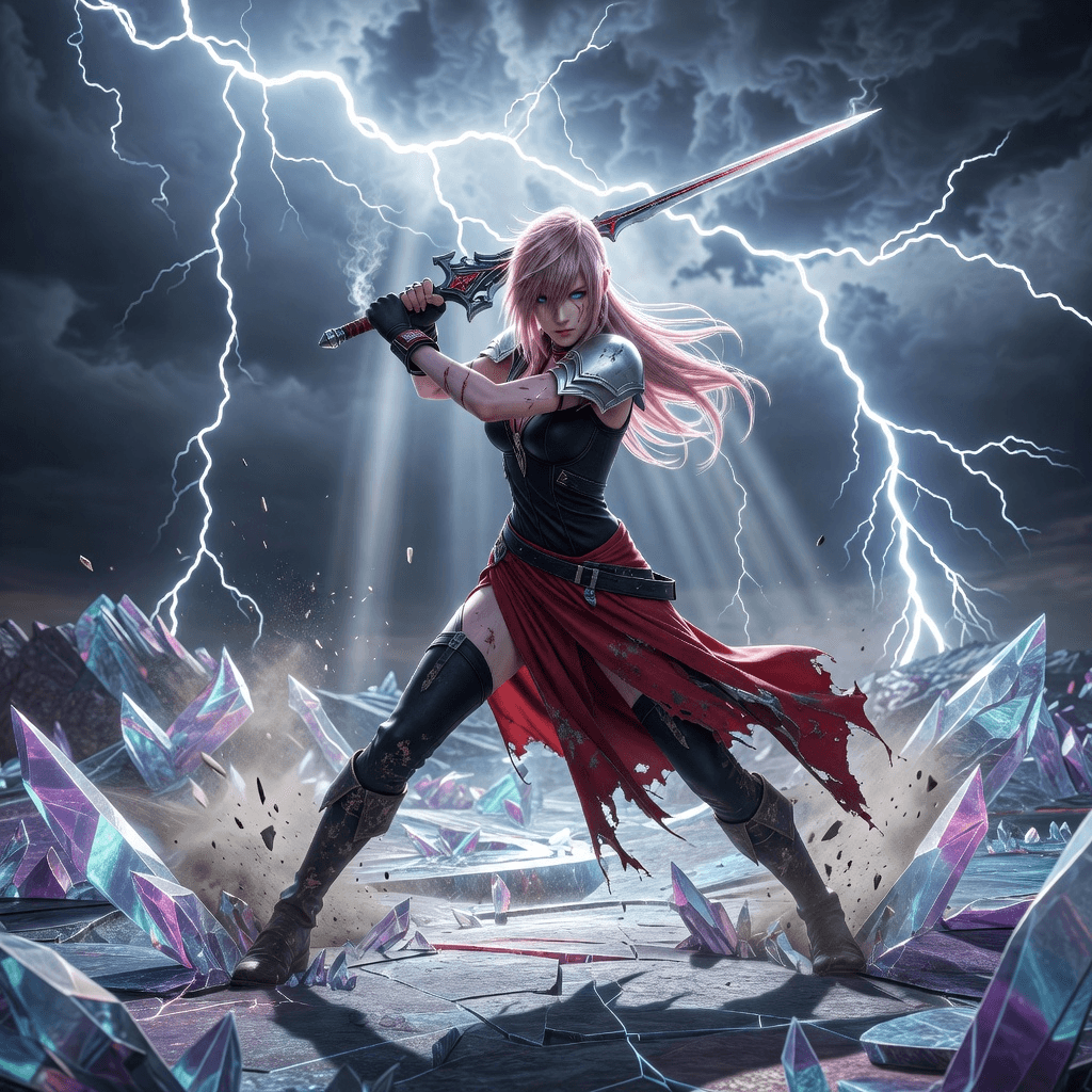Lightning from Final Fantasy XIII