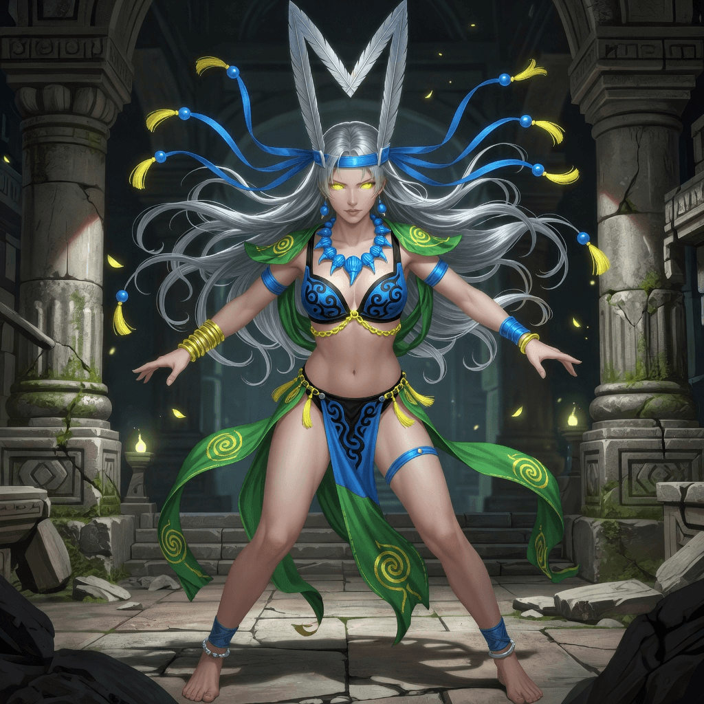 Lady Yunalesca from Final Fantasy X
