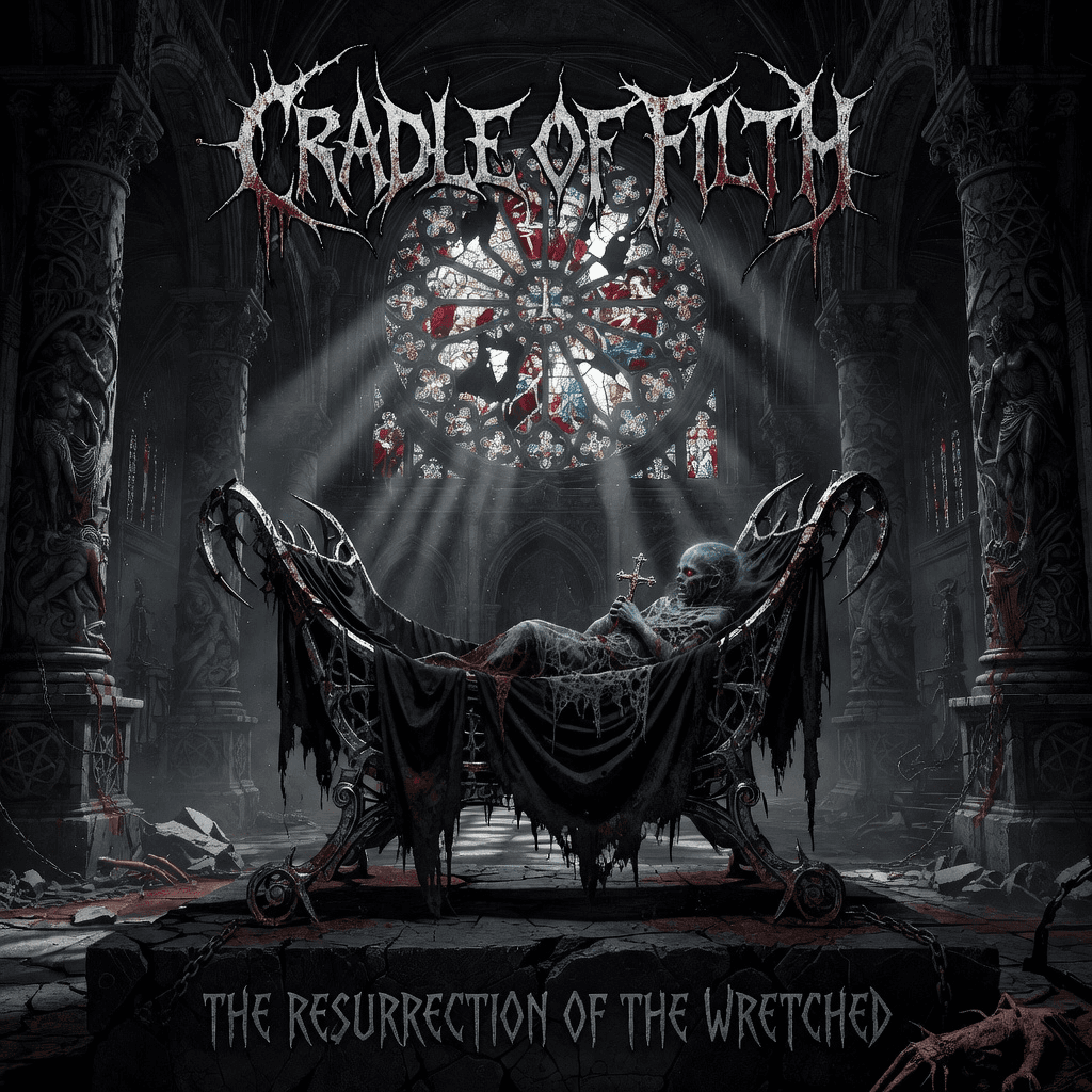 design a brand new cradle of filth album cover for their comeback