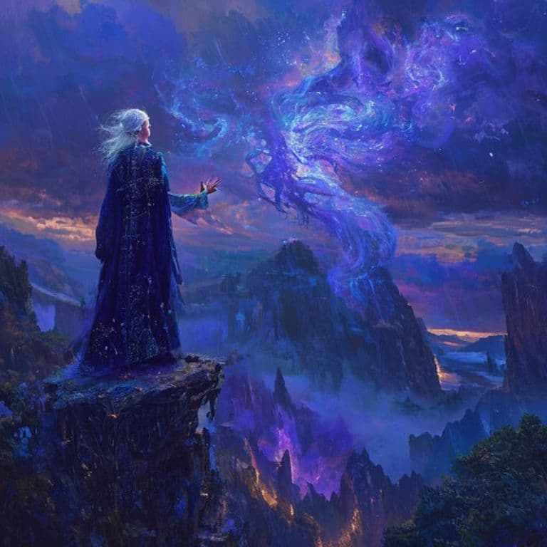 She didn't summon the storm — the storm answered her name. #fantasy #aiart #daily