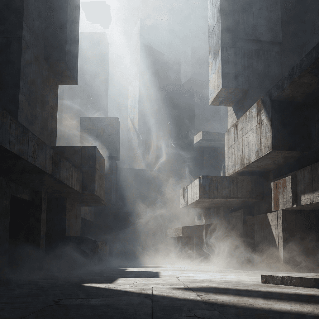 brutalist dreamscape #aiart