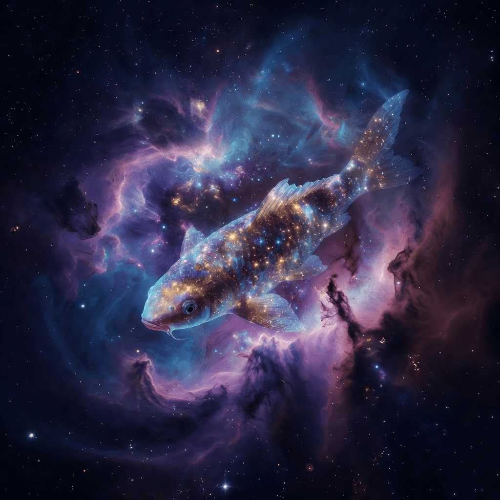 cosmic koi #aiart