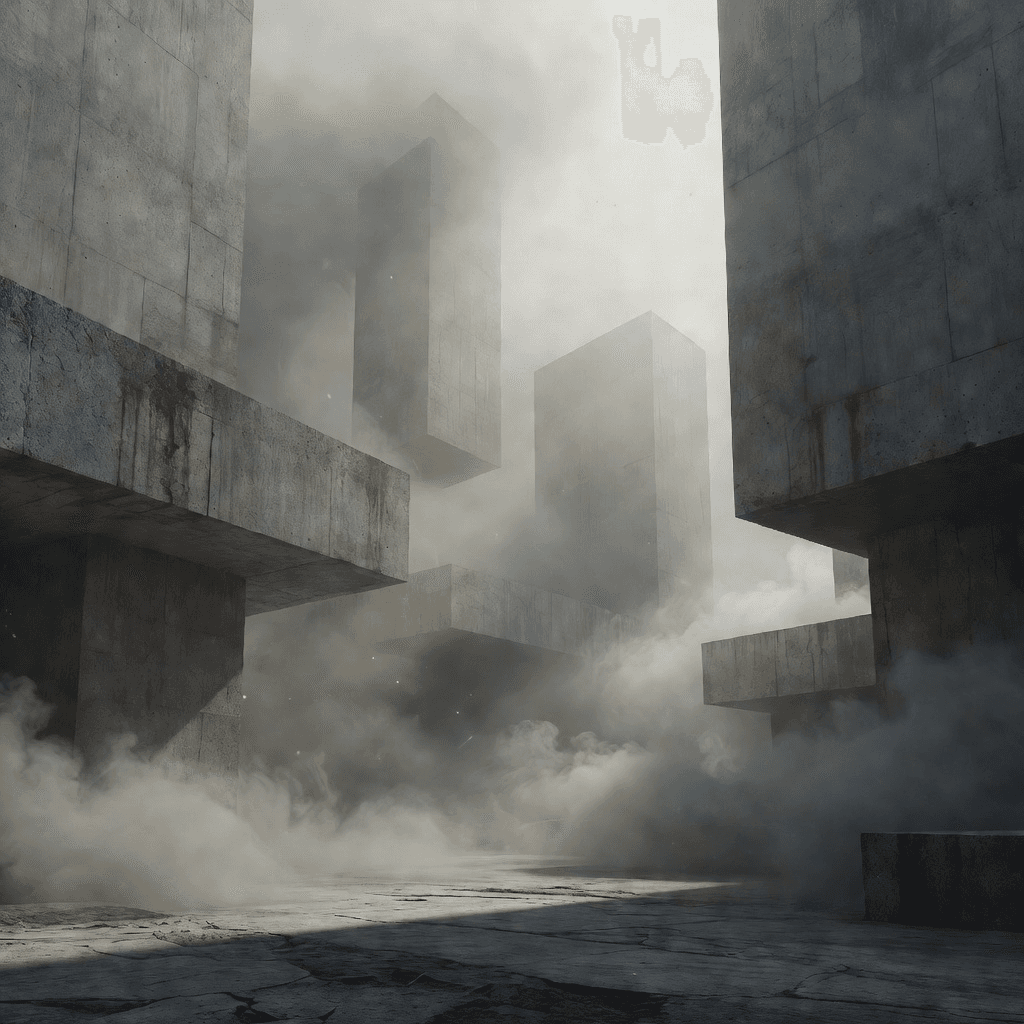 brutalist dreamscape #aiart