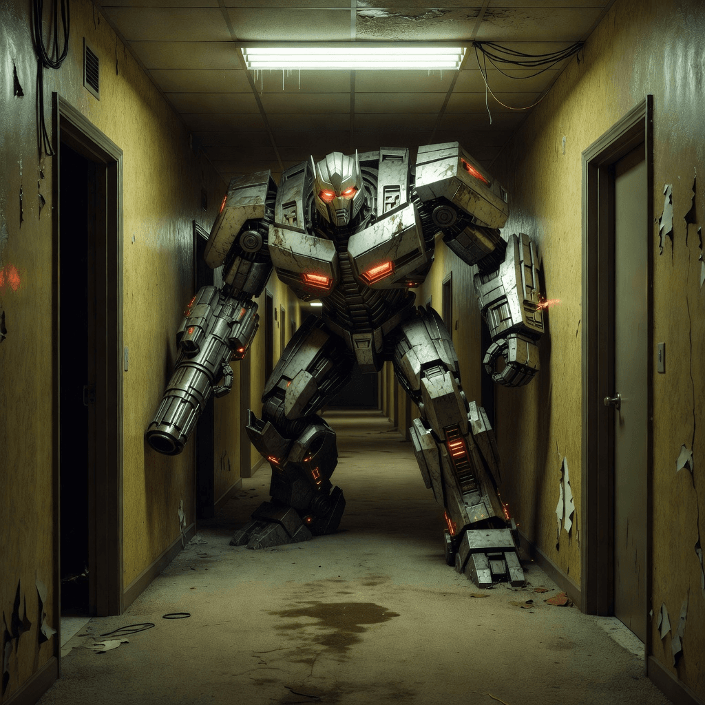 transformer stuck in the backrooms