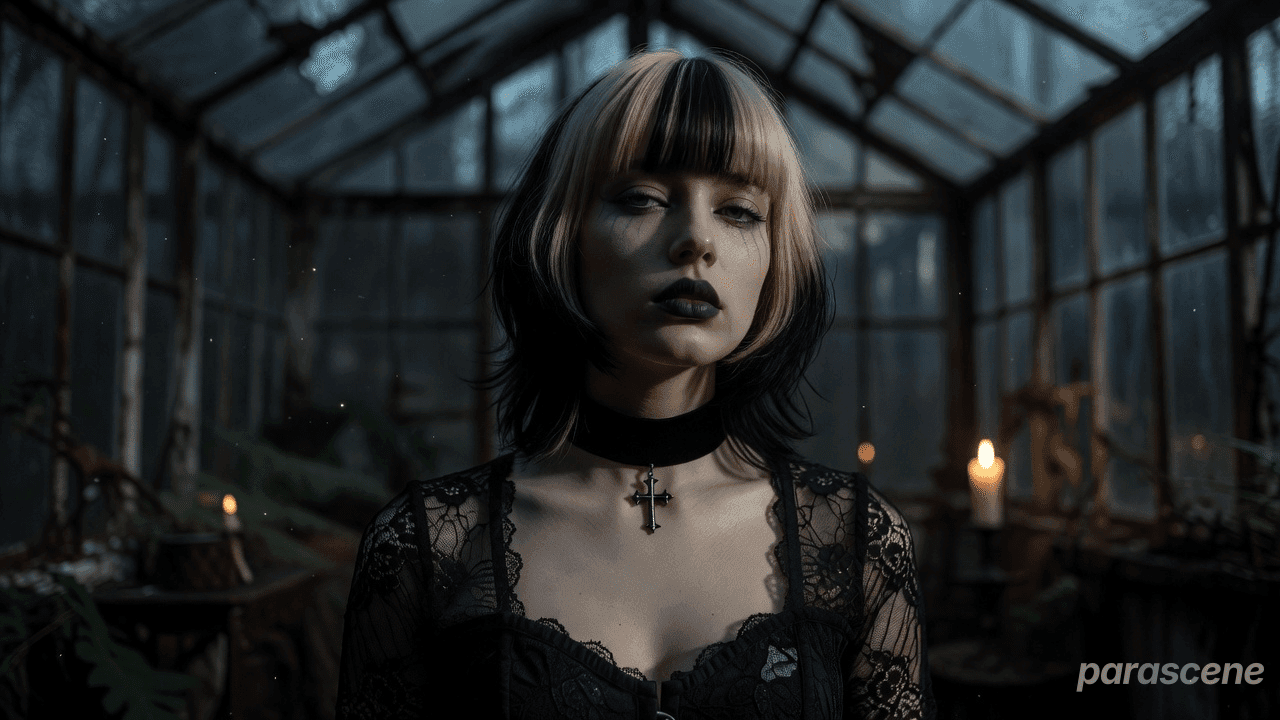  Blonde Goth Girl