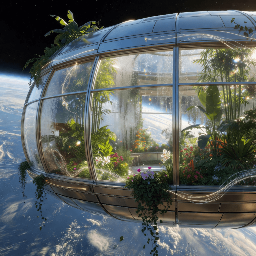 orbital greenhouse #aiart