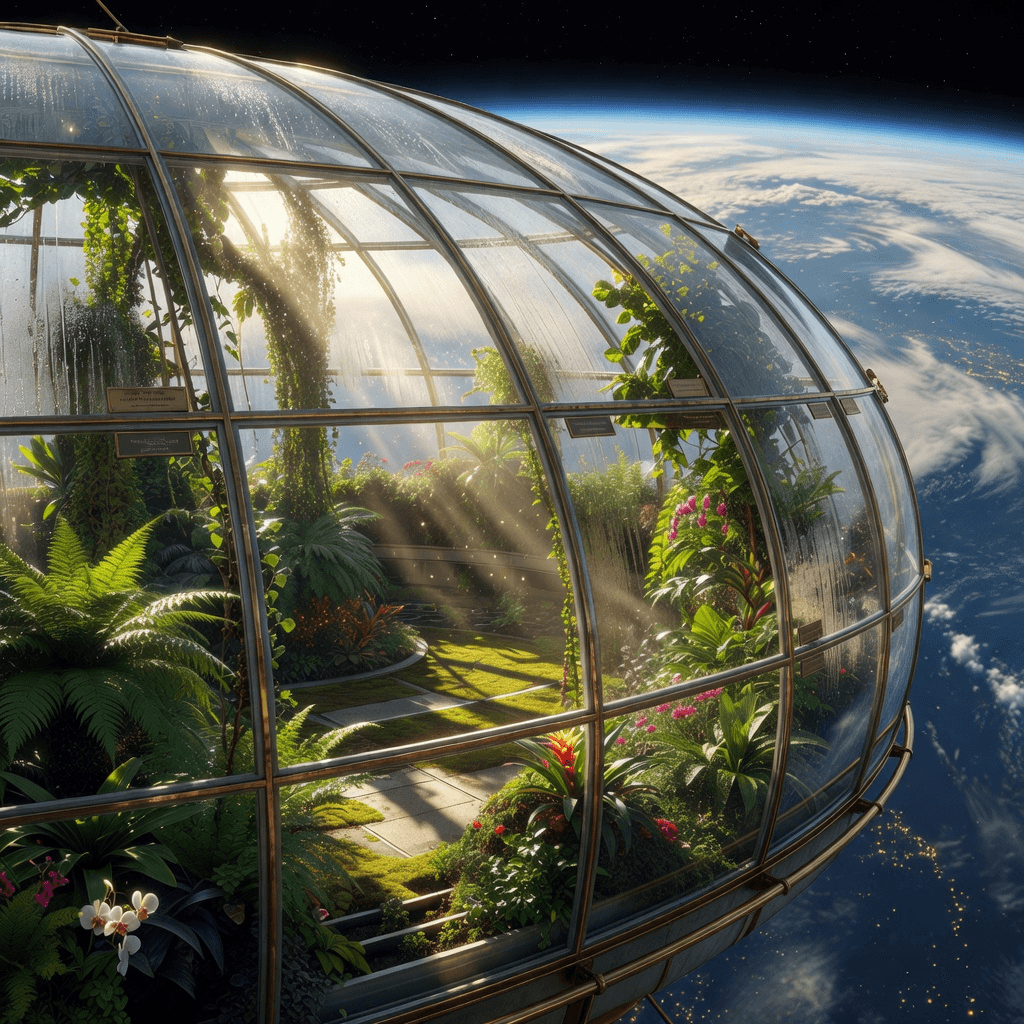 orbital greenhouse #aiart