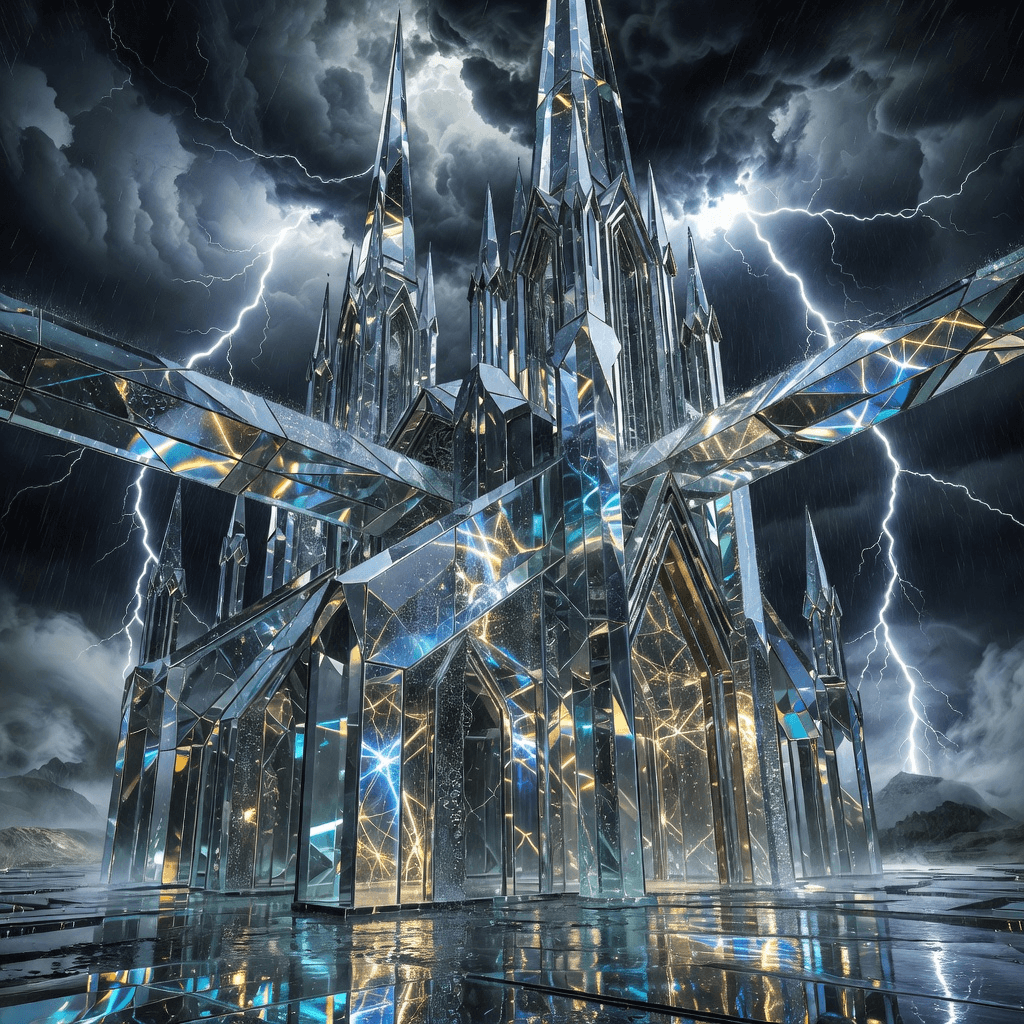 glass cathedral #aiart