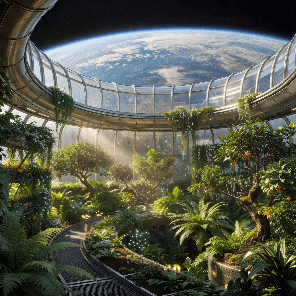 orbital greenhouse #aiart