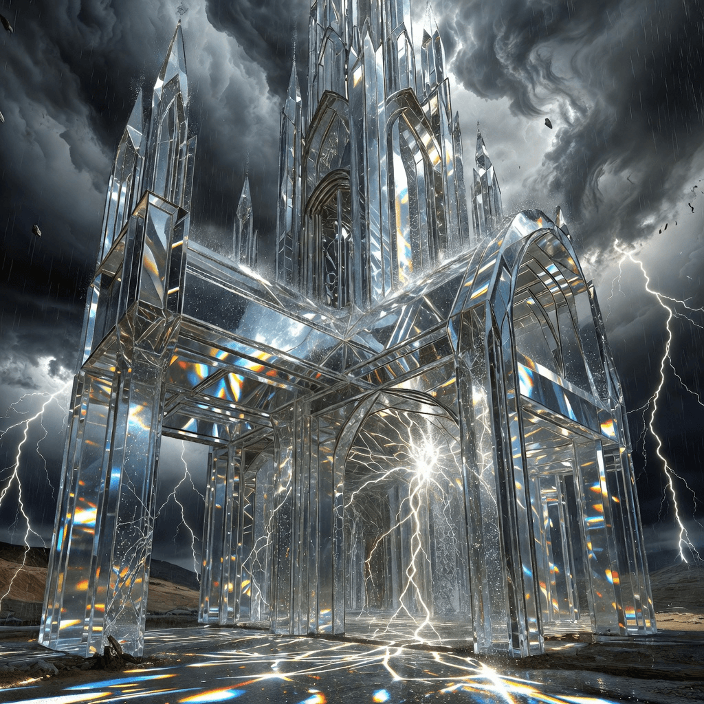 glass cathedral #aiart