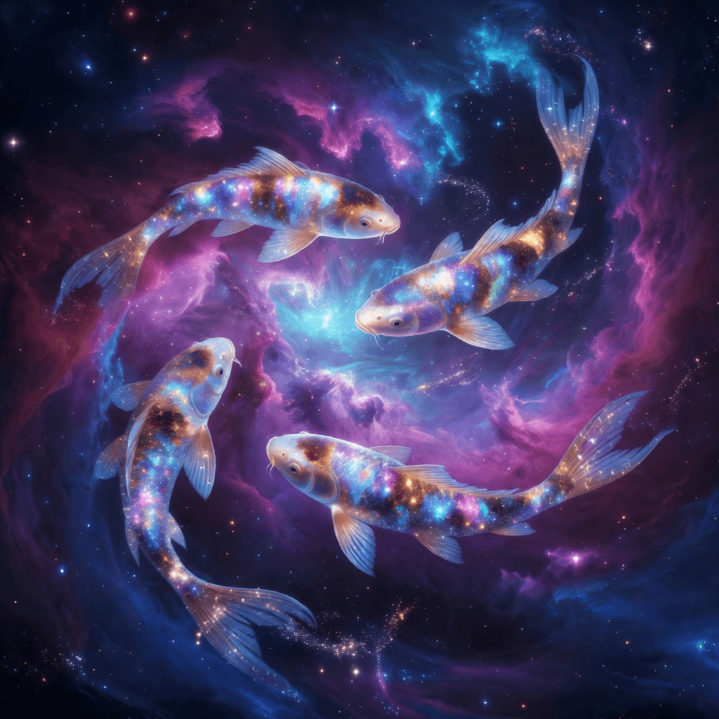 cosmic koi #aiart