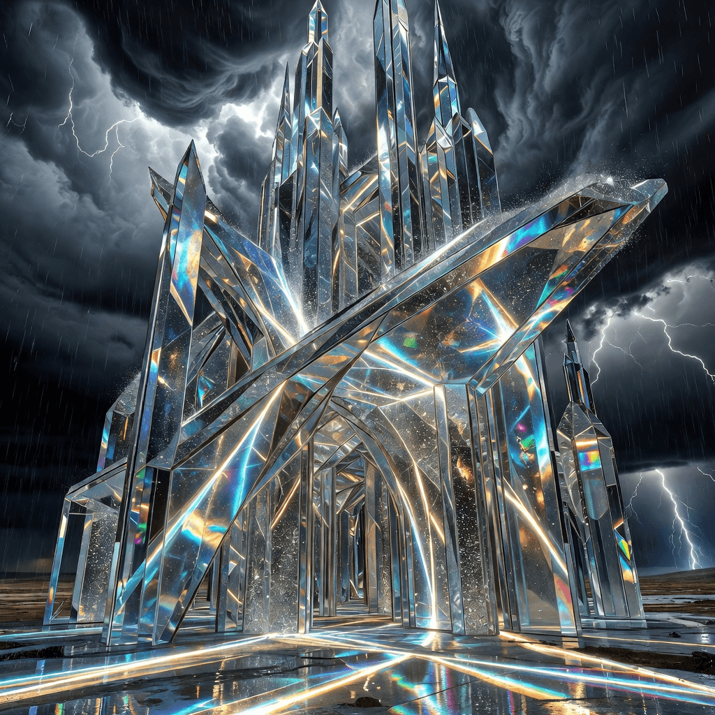 glass cathedral #aiart