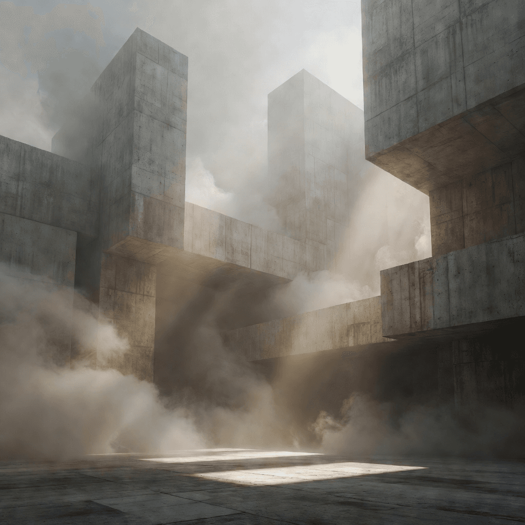 brutalist dreamscape #aiart
