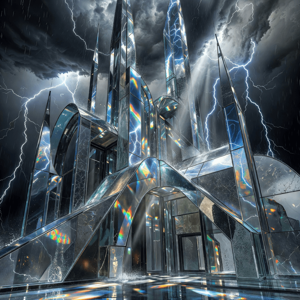 glass cathedral #aiart