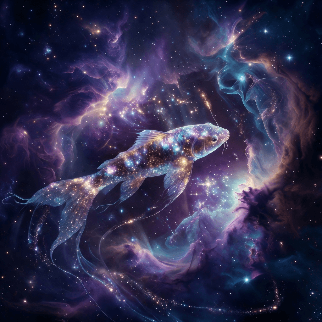 cosmic koi #aiart
