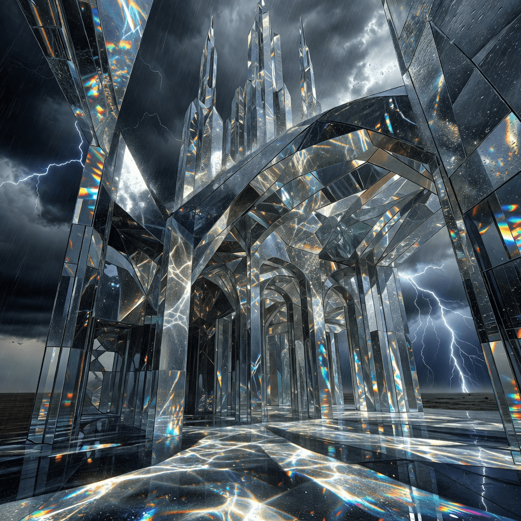 glass cathedral #aiart