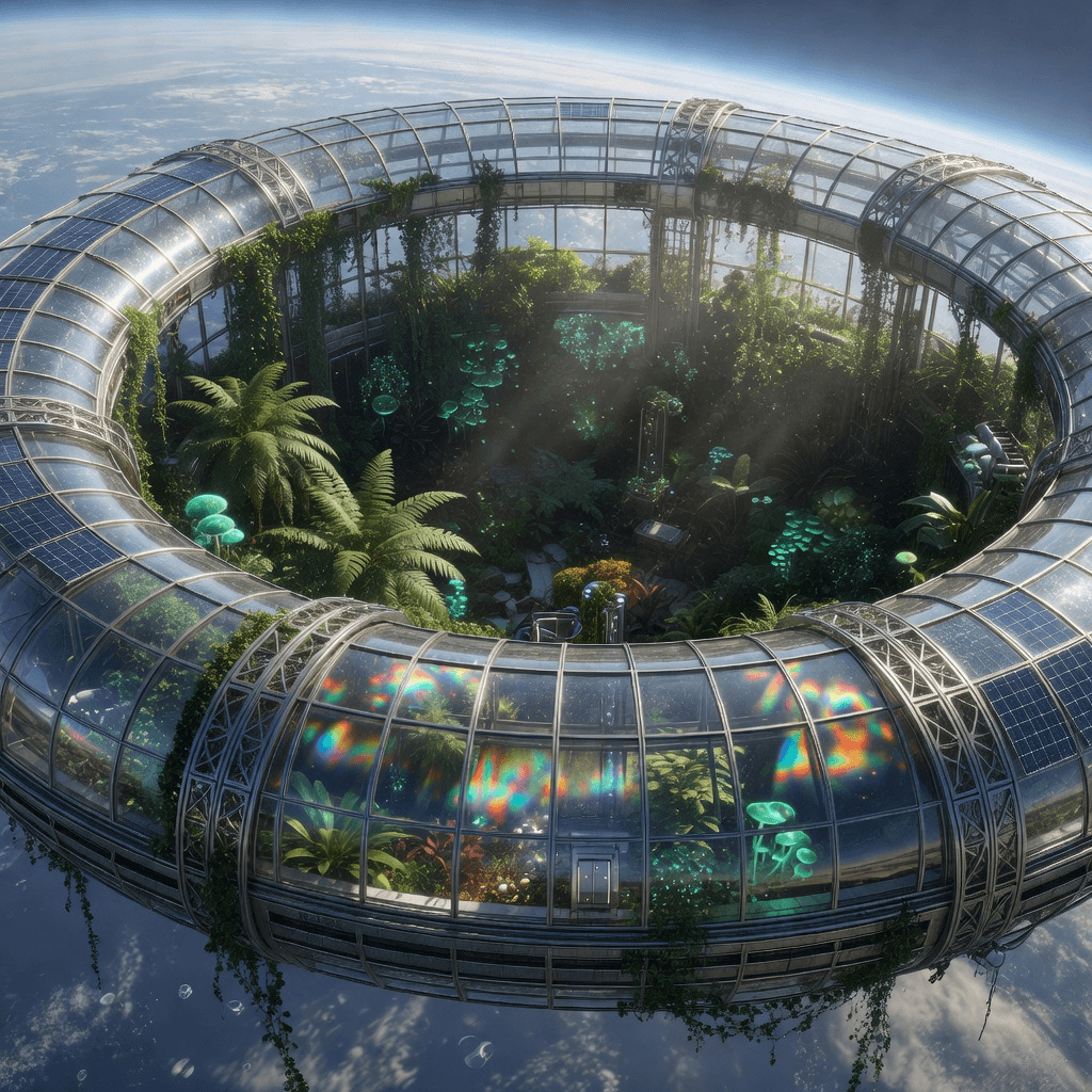 orbital greenhouse #aiart