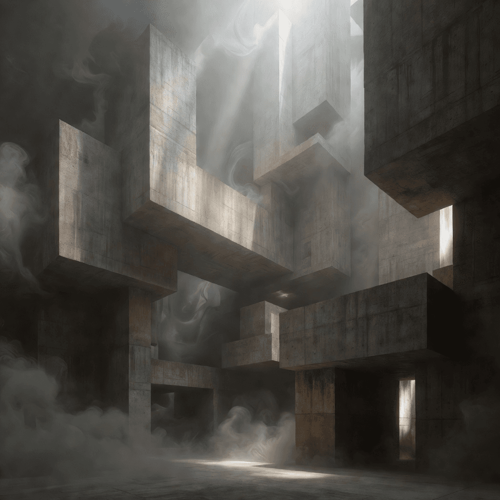 brutalist dreamscape #aiart