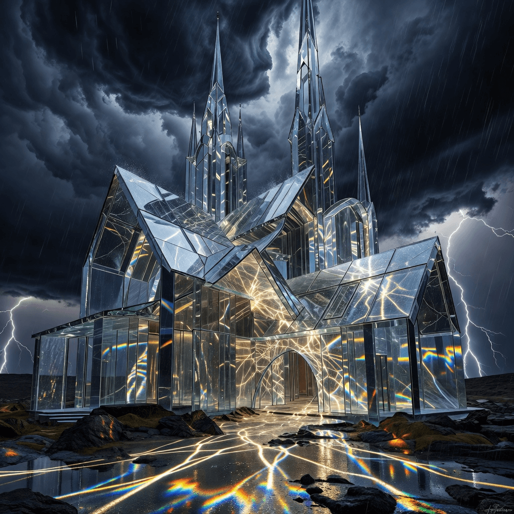 glass cathedral #aiart