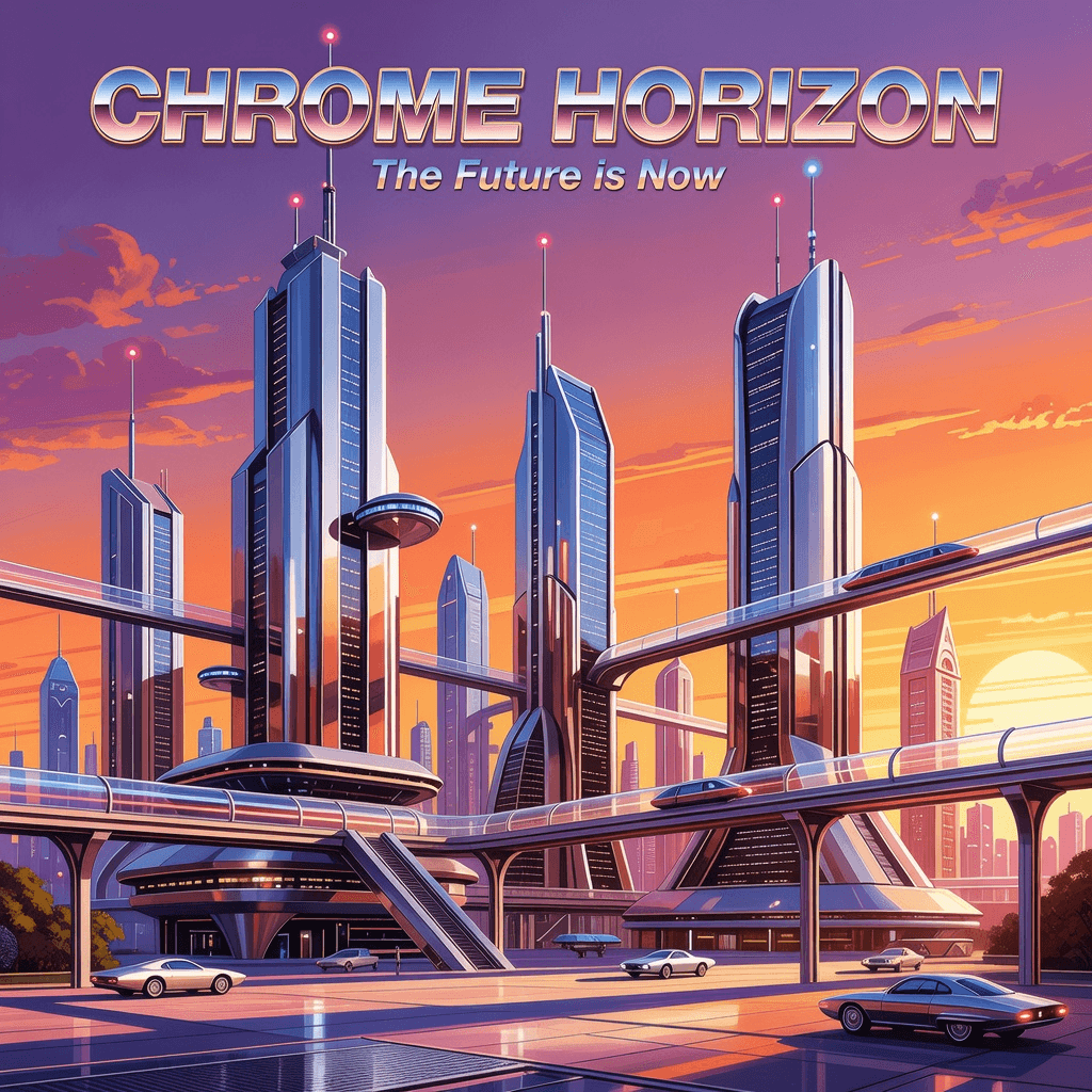 retro-futurist city #aiart