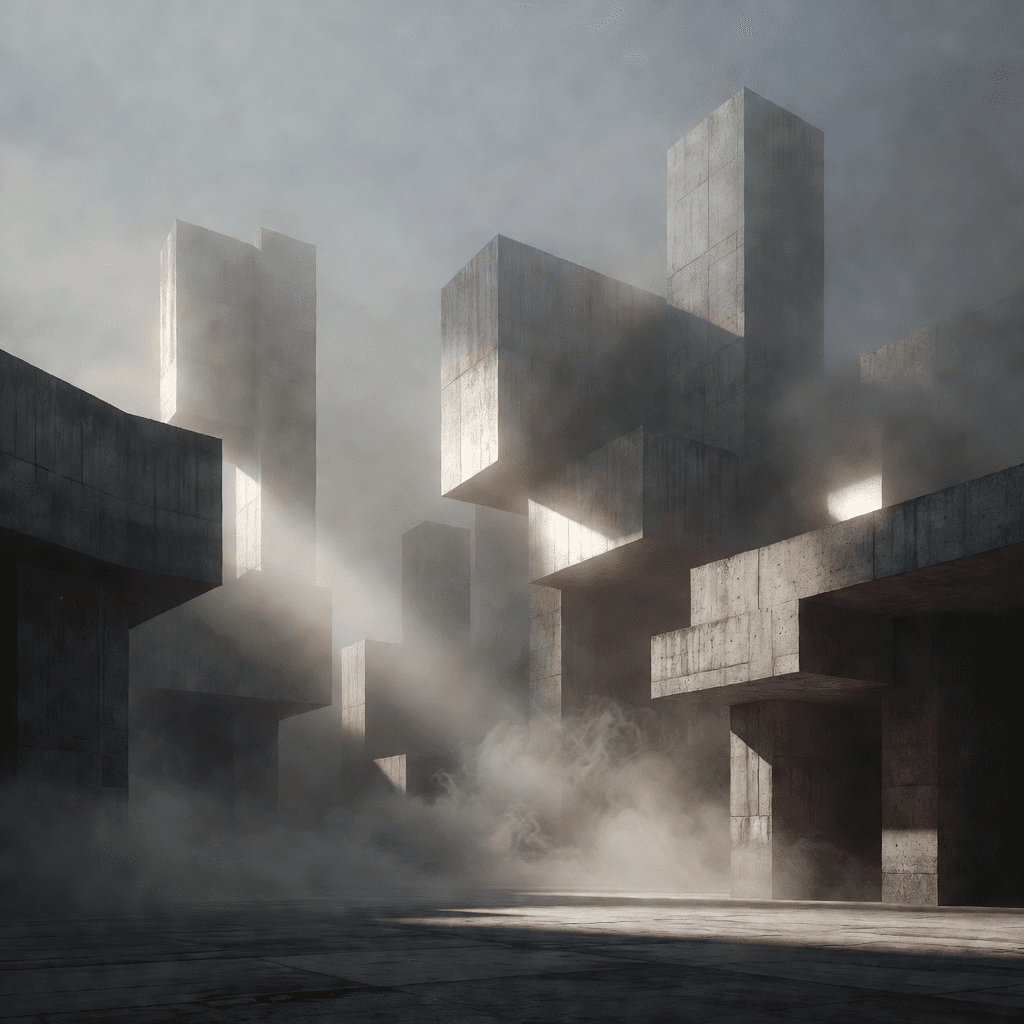 brutalist dreamscape #aiart