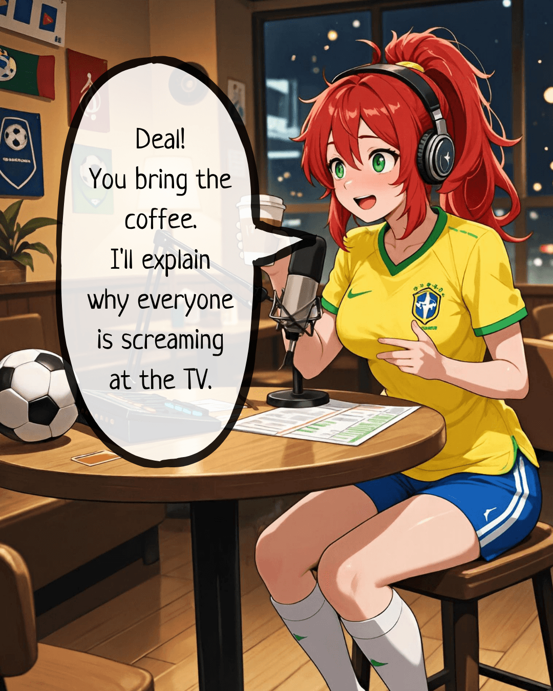 Part 2.
Radio Barista Girls launches its first World Cup 2026 podcast episode ☕🎙️ featuring Stacey and Sasha discussing what football really is, why it’s worth watching even as a beginner, and which teams Sasha will be cheering for this season ⚽✨