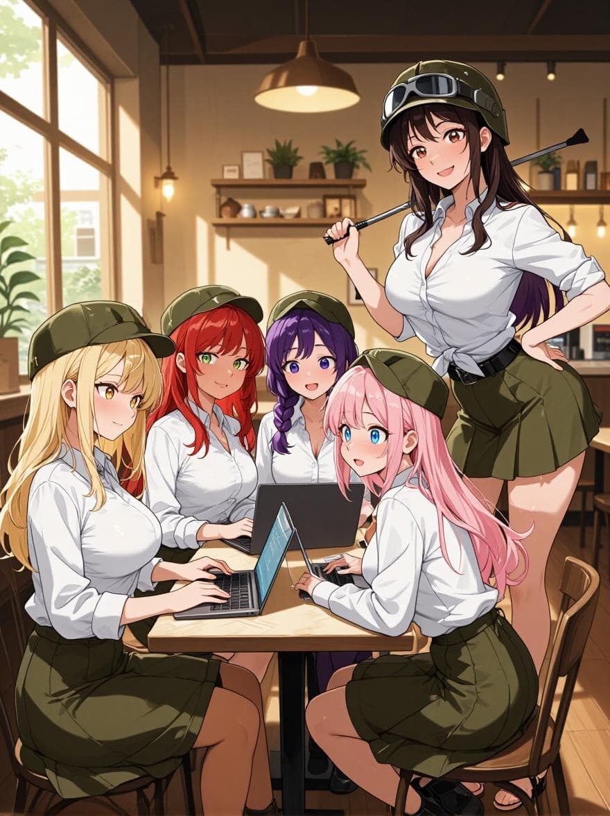 War is war… but if we’re fighting, we’re doing it the modern way — we’re not just a café anymore, we’re vibecoders now 😏☕💻