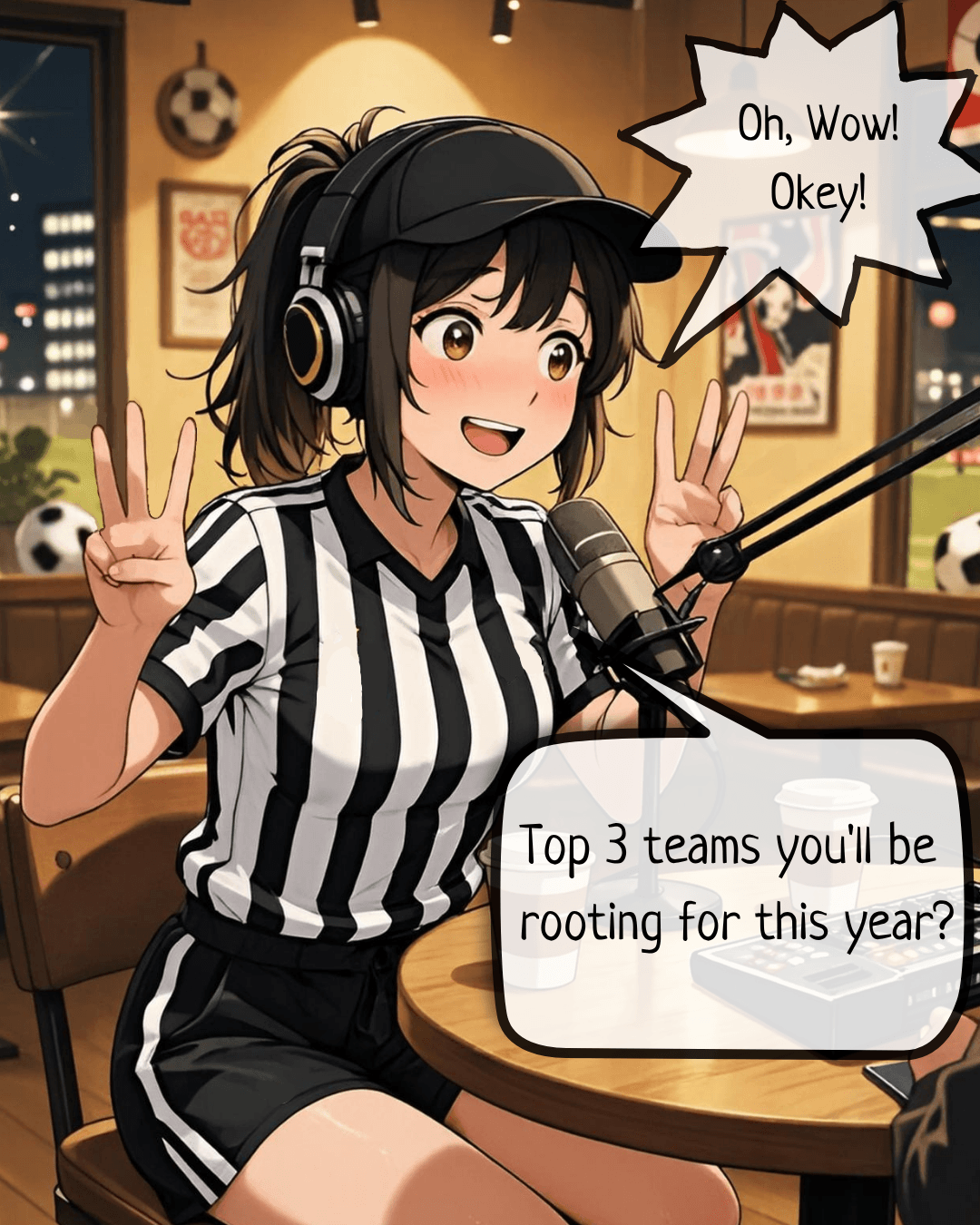 Part 1
Radio Barista Girls launches its first World Cup 2026 podcast episode ☕🎙️ featuring Stacey and Sasha discussing what football really is, why it’s worth watching even as a beginner, and which teams Sasha will be cheering for this season ⚽✨