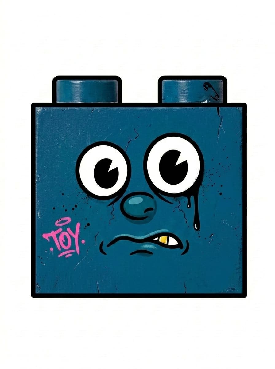 Did some #streetart #rubberhose #bricks today. They are inspired by the CC0 brick pack from Kenney (https://www.kenney.nl/assets/brick-pack) which I used and modified