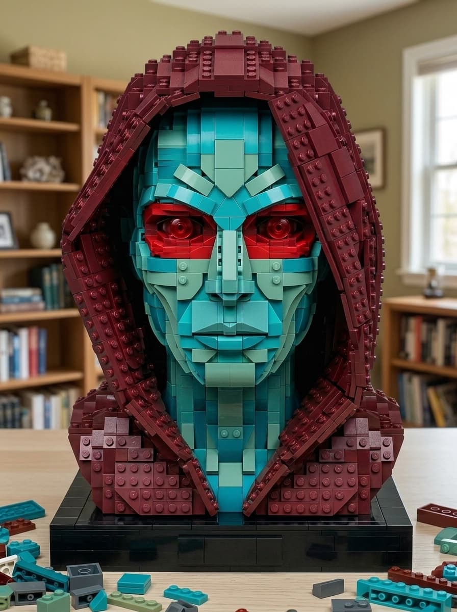 Eigth version that I did on top of the posted Playground image. Rendered it as a #MOC from building blocks. Made with Google Flow