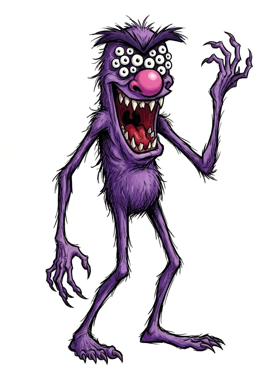 Trying to redesign my #fluffy #cartoon #monsters - think the will change more and more (and @simonkennedybackup : I didn't forget the demon date, but it will take some time)