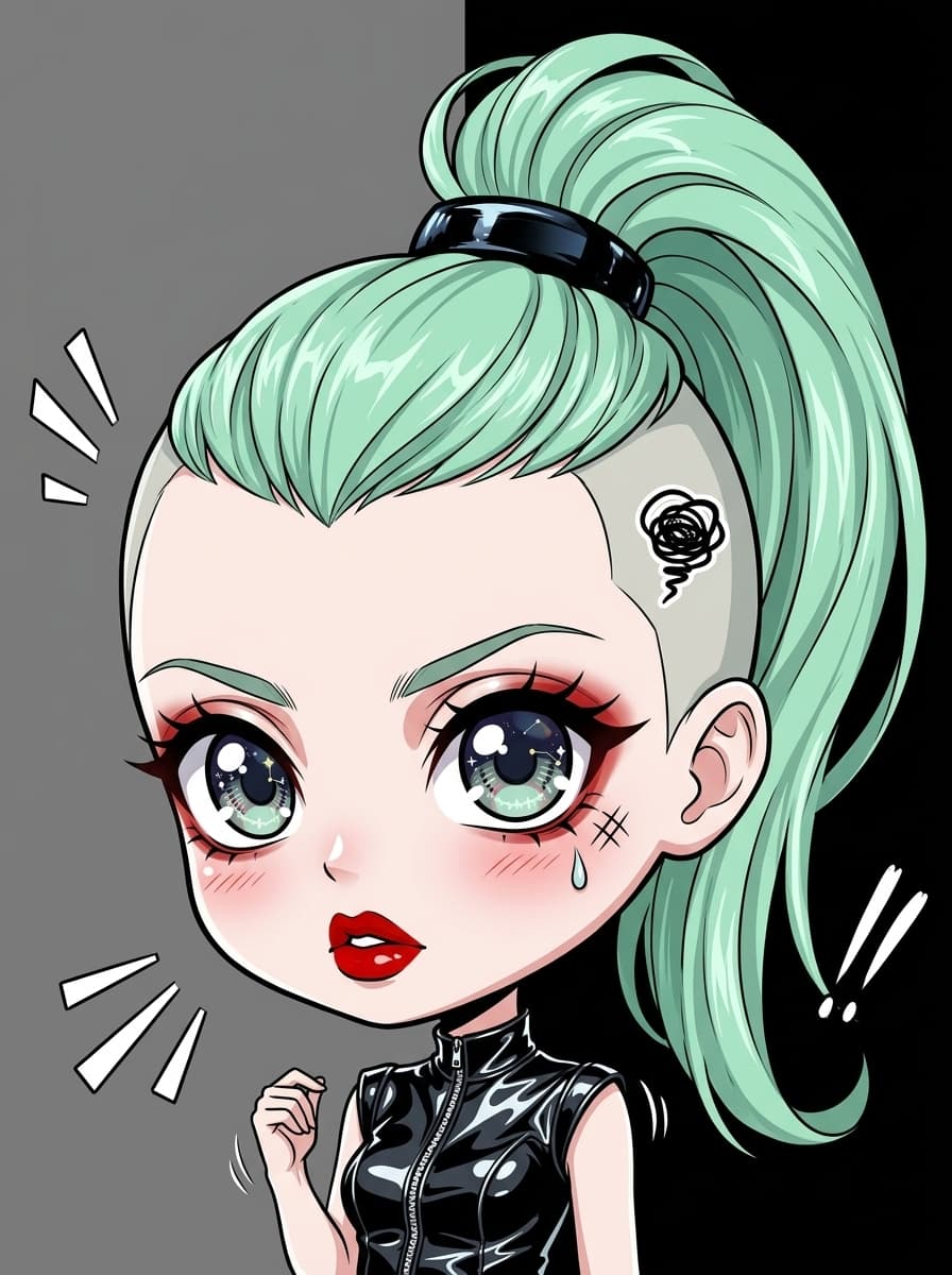 And a #chibi version of the same old image. Made with Google Flow