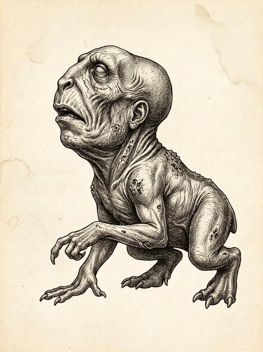 Tried some #morbid stuff (here in a #Duerer style- if you like I have more realistic stuff too) by using a reference image from a questionable parody of the German book "Struwwelpeter" - but one image fascinated me. In that way image 4 and 5 were born. Dropped it into GenTube which resulted in image 3 and further iterated it - resulting in image 1. After that I tried to make a #creepy #bunny