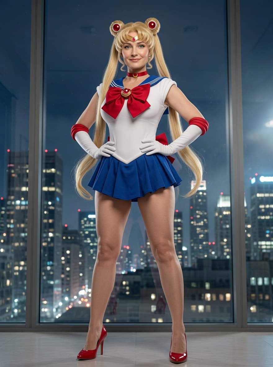 Sailor Milf
Have you ever imagined your teenage heroes after they finish their series? How do you continue your lives? Are they still heroes until they are adults? And what would they look like at 40 years old? Well, I love Sailor Moon and I'm already an adult, so I imagine I would look like this if I cosplayed Sailor Moon on my age. Do you like it? 🫦
NEW SET on my patreon and fanvue! (/lelulove)