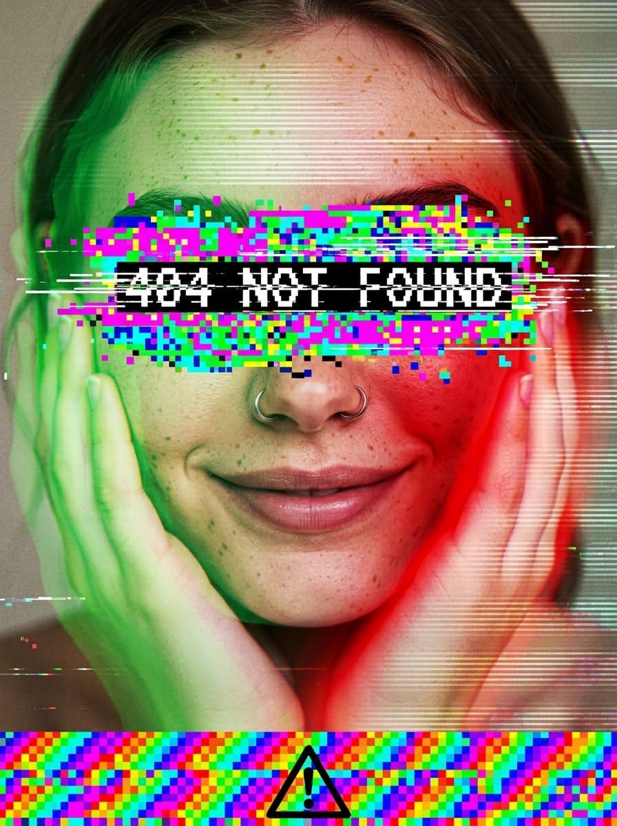 Created this #Girl with Gentube & Google Flow and added some #Glitches