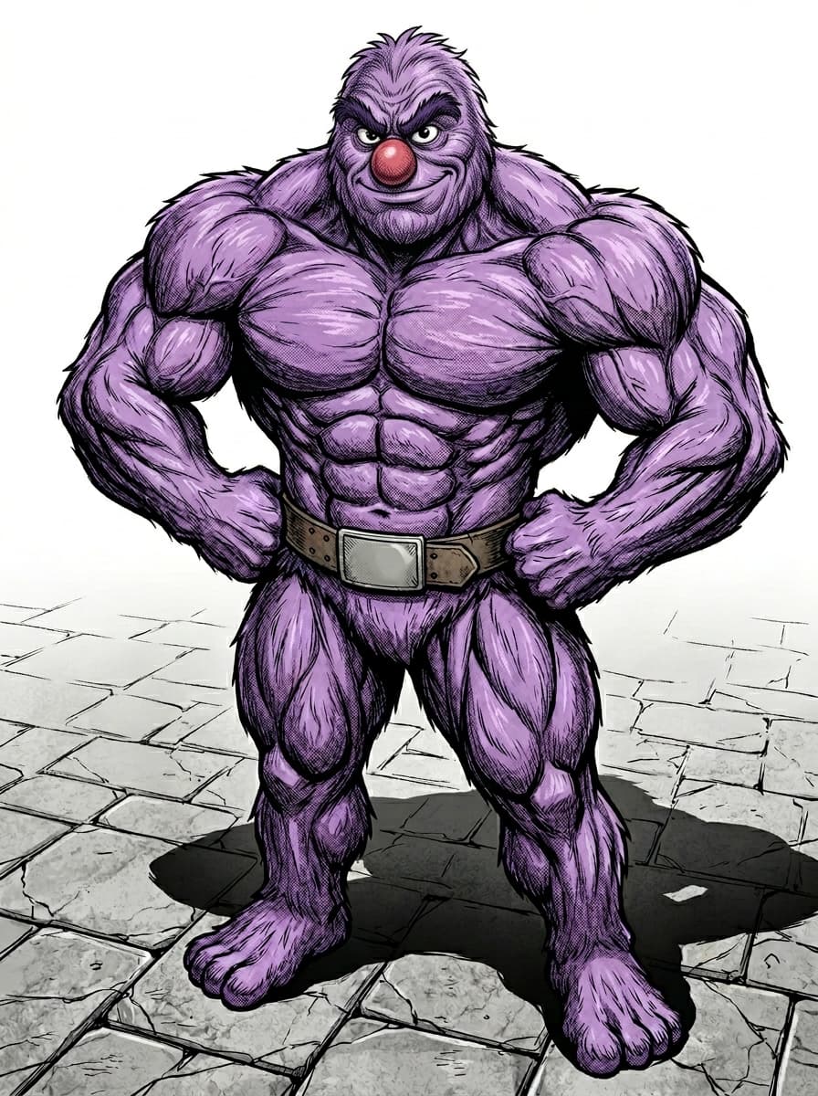 Or is this #fluffy #muscular #manga #monster cooler?