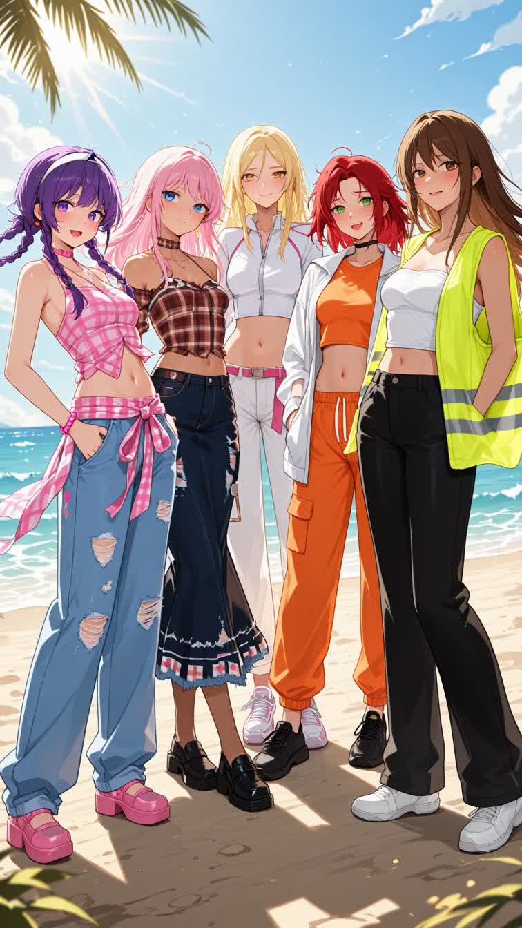Final hours of community service 😌⚖️ After nursing homes and strawberry fields, the Barista Girls were sent to clean the beach for summer season ☀️🏖️ Honestly? This one almost feels relaxing… if you ignore Kiko harassing jellyfish with a stick 😏