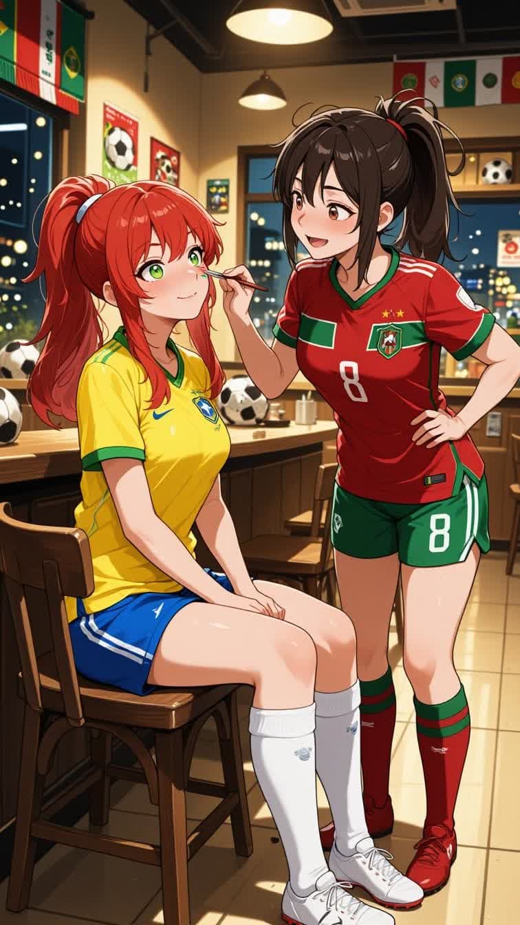 World Cup 2026 is getting serious πβ½ We spent the day learning face painting, and now Barista Girls is ready to decorate fans for match day π¨β Team colors, flags, football designs β if you want it, we'll paint it. Football season has officially begun β¨