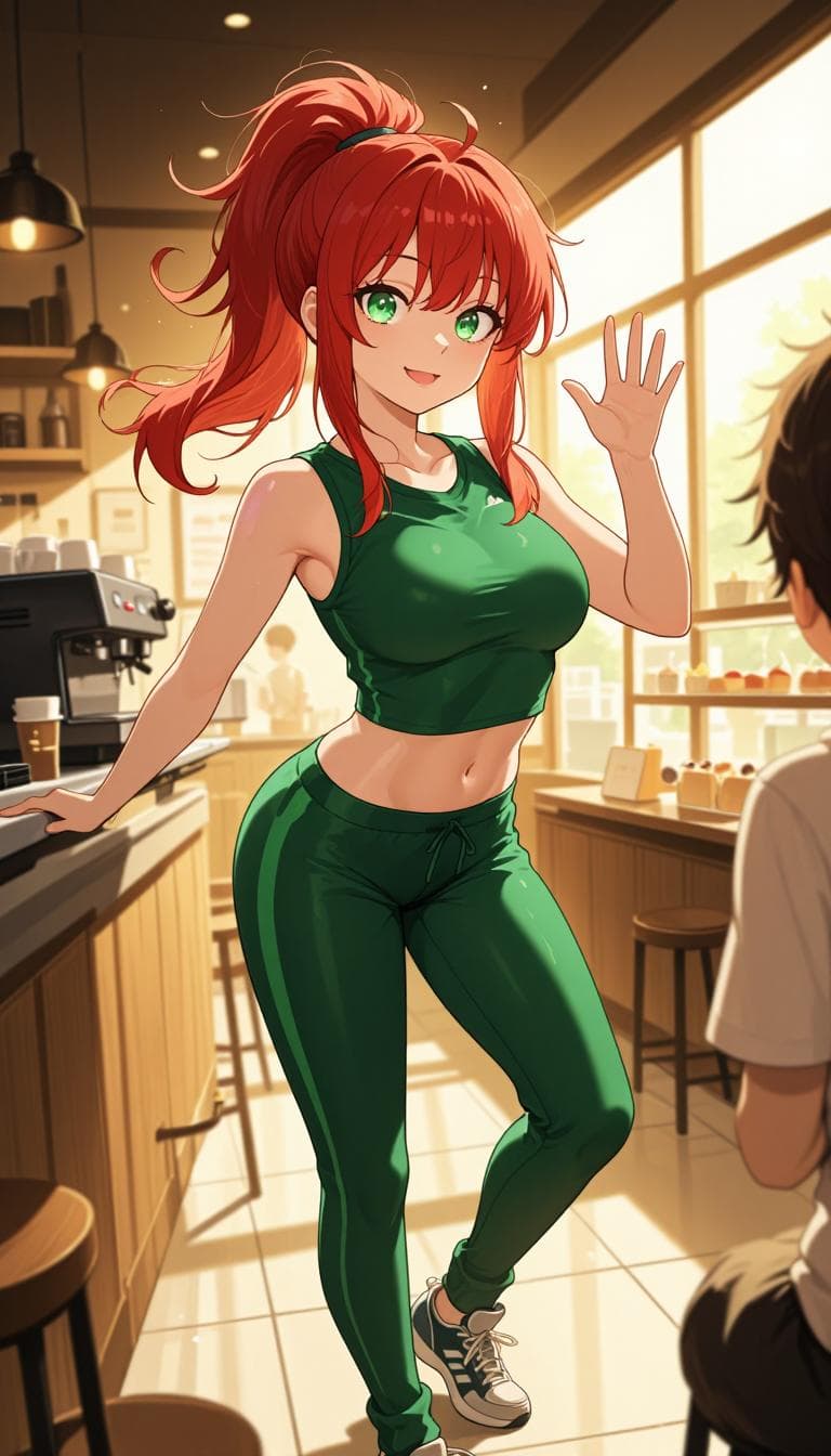 Oh, hi! Come in, I’ll make you a coffee ☕😏 Yes, I still couldn’t fix my scooter, so now I’m taking taxis to work. At least this time I got a great driver. He reminded me of someone… maybe my uncle, maybe a young Ryan Gosling 🤔 And his music taste? Every single song was a perfect hit 🎧✨