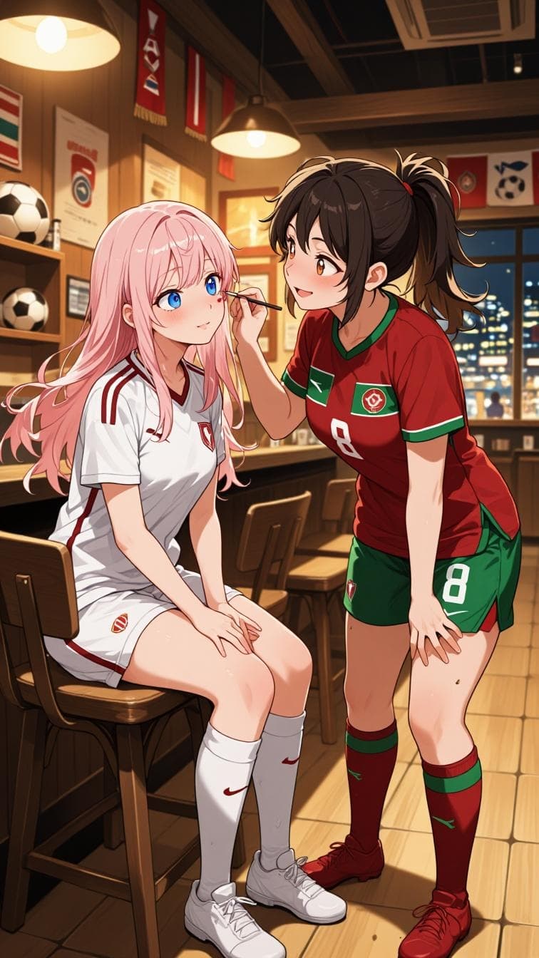 World Cup 2026 is getting serious πβ½ We spent the day learning face painting, and now Barista Girls is ready to decorate fans for match day π¨β Team colors, flags, football designs β if you want it, we'll paint it. Football season has officially begun β¨