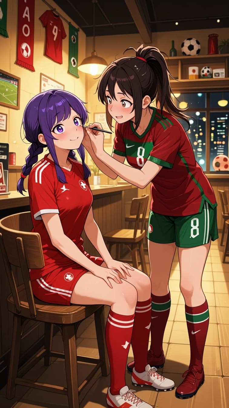 World Cup 2026 is getting serious πβ½ We spent the day learning face painting, and now Barista Girls is ready to decorate fans for match day π¨β Team colors, flags, football designs β if you want it, we'll paint it. Football season has officially begun β¨