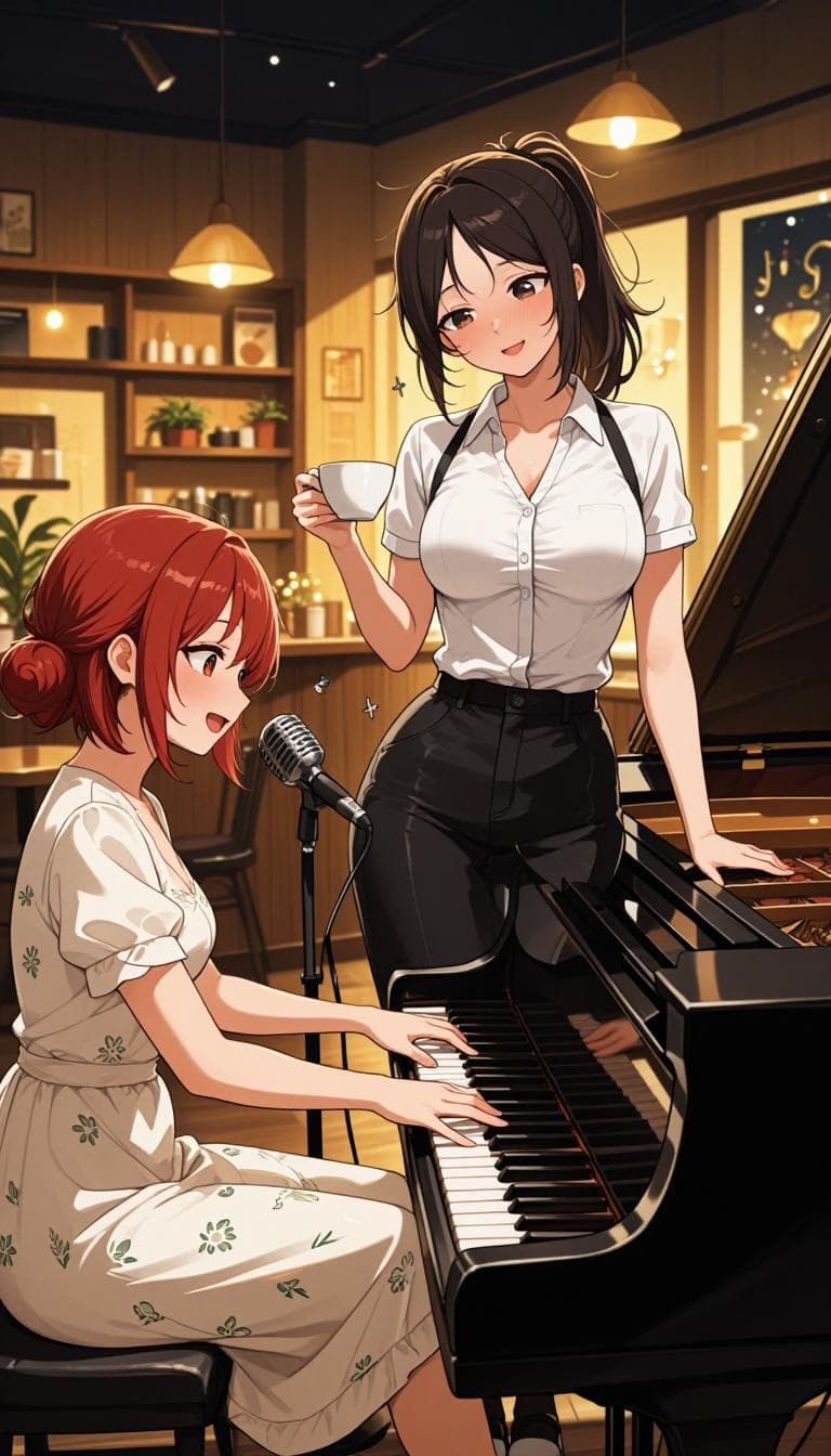 Summer may not seem like the best time for jazz, but how could we say no to a talented performer like Betty Sweets? 🎷☕ And when she has a song called “Be My Barista,” we simply had to listen. So we opened our little jazz café — coffee is on us, company is up to you, and if you’re a musician or artist who wants to share your work with us, our DMs are always open. 🎶❤️