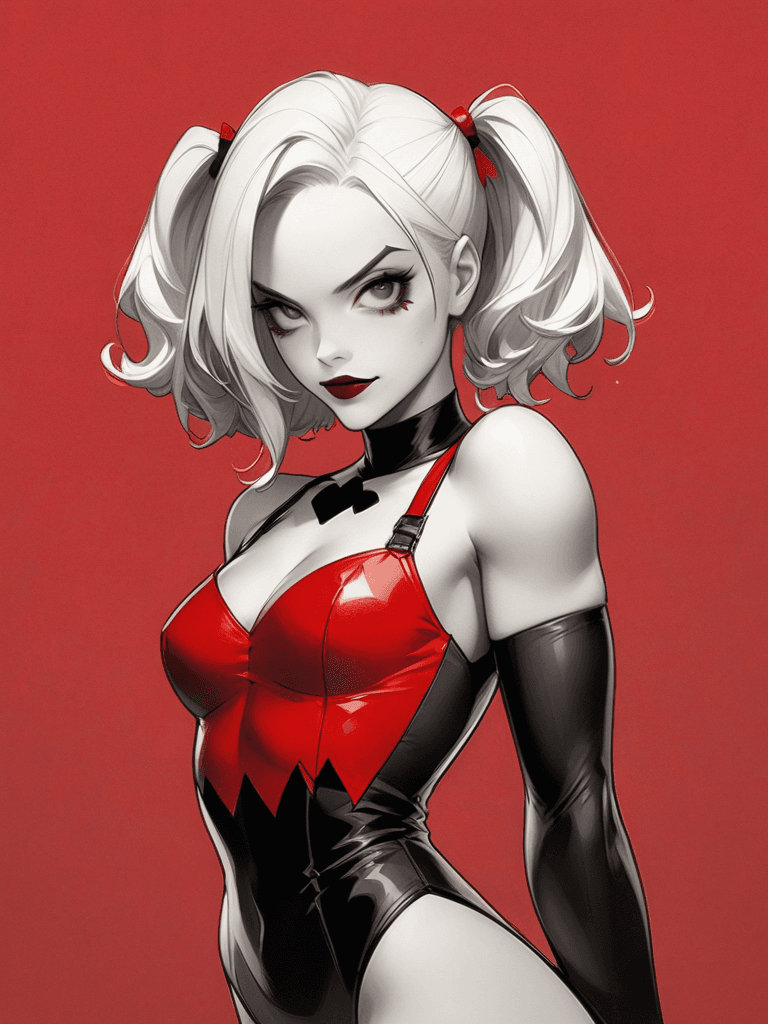 Harley Quinn, made in PixAI